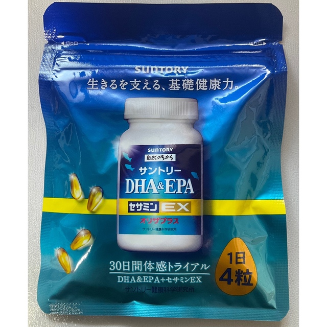 サントリー(サントリー)のサントリー自然のちから DHA&EPA＋セサミンEX 食品/飲料/酒の健康食品(ビタミン)の商品写真