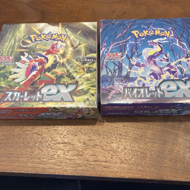 ポケモンカード　スカーレットex　バイオレットex 各1ボックス