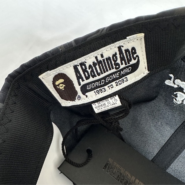 A BATHING APE(アベイシングエイプ)の[即完売] BAPEコラボ ベースボールキャップ ブラック  メンズの帽子(キャップ)の商品写真