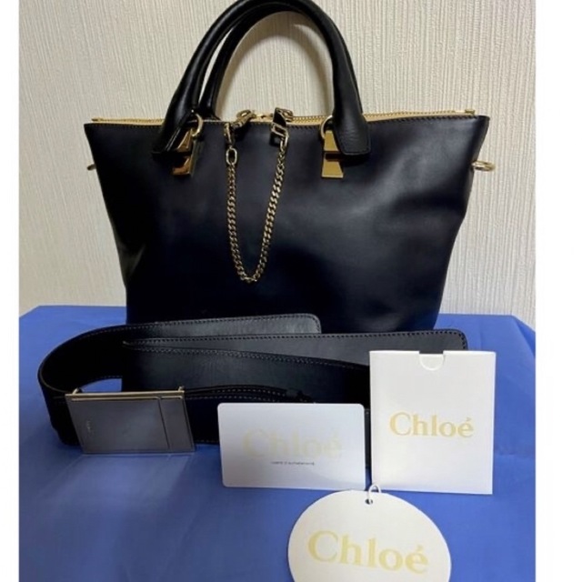 クロエ Chloe 2wayバッグ バイカラー ベイリー - ショルダーバッグ