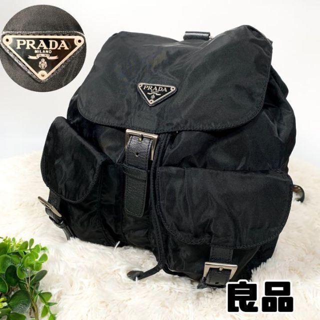 待望の再入荷! 【PRADA プラダ】バックパック／リュック B6677F NERO