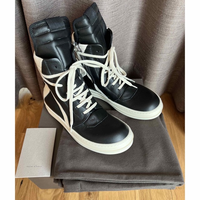 新品、確実正規品リックオウエンス ジオバスケット ラモーンズ