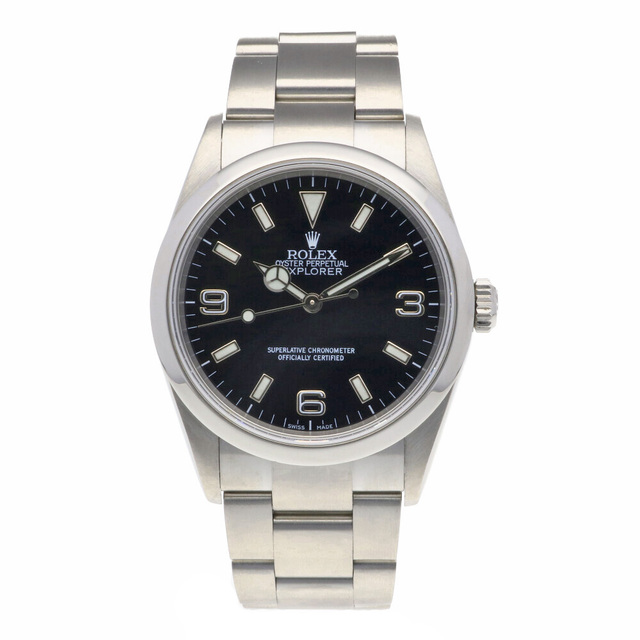 ROLEX(ロレックス)のロレックス ROLEX エクスプローラー 腕時計 Y番 2002年式 ステンレススチール  中古 メンズの時計(腕時計(アナログ))の商品写真