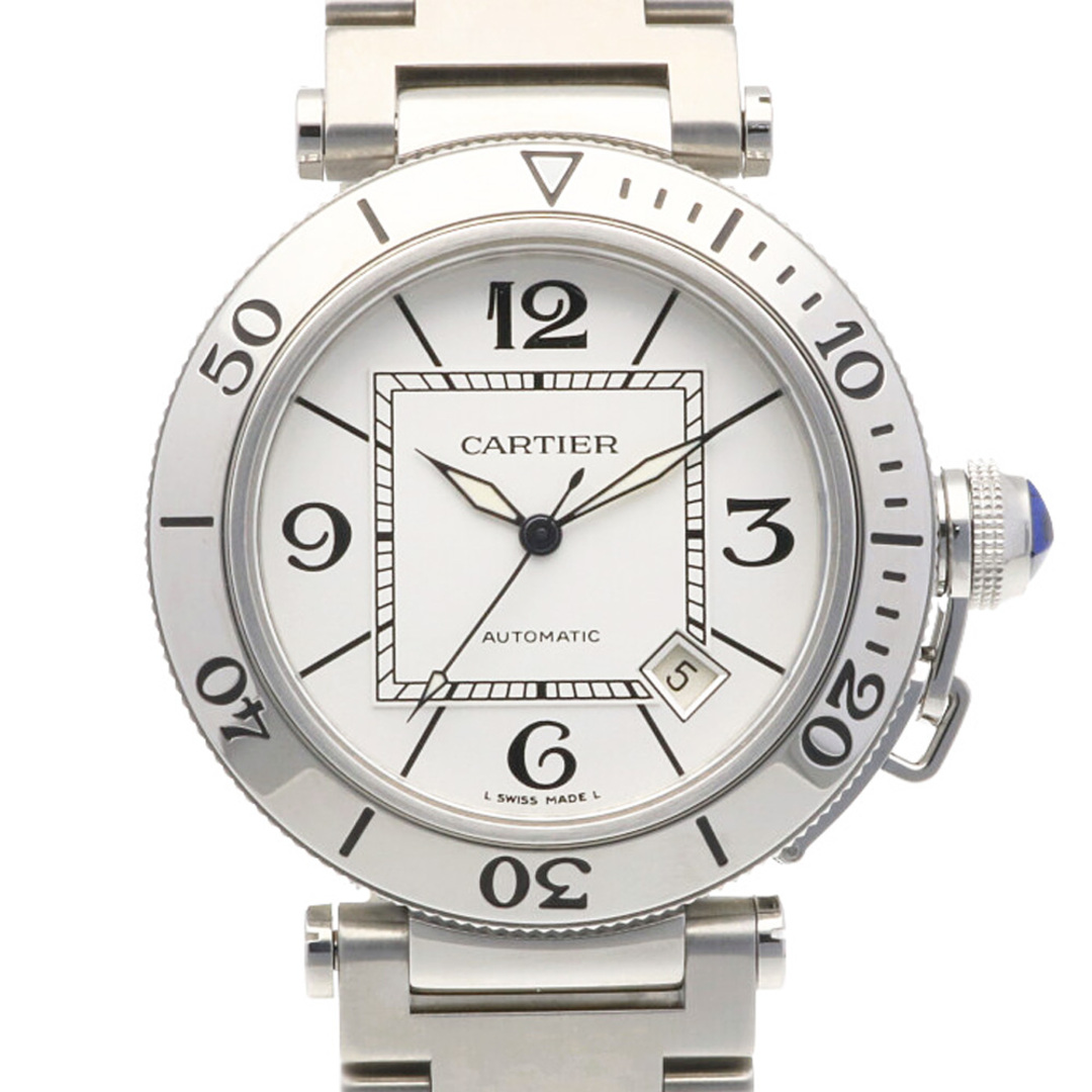新しいブランド - Cartier カルティエ 中古  ステンレススチール 腕時計 パシャシータイマー CARTIER 腕時計(アナログ)