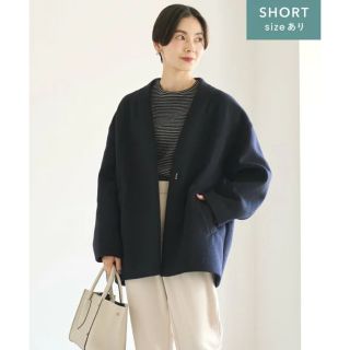 ユナイテッドアローズグリーンレーベルリラクシング(UNITED ARROWS green label relaxing)の新品未使用　ヴィクトリアン ウール ハーフコート　グリーンレーベルリラクシング(その他)