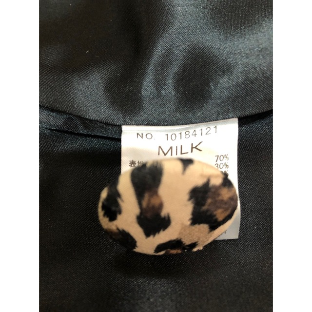 milk ウールチェックコート　ダブルボタン 5