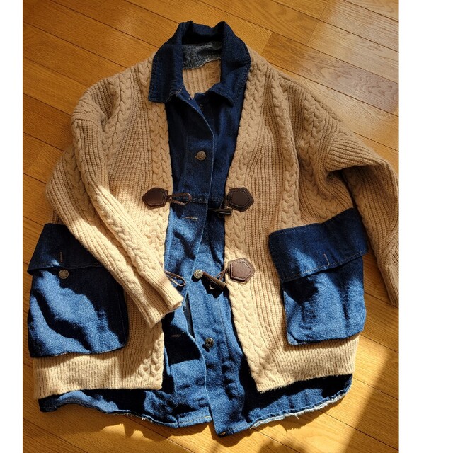☆お値下げしました‼️デニムシャツ ニットカーディガンの通販 ☆お値下げしました‼️デニムシャツ ニットカーディガンの通販