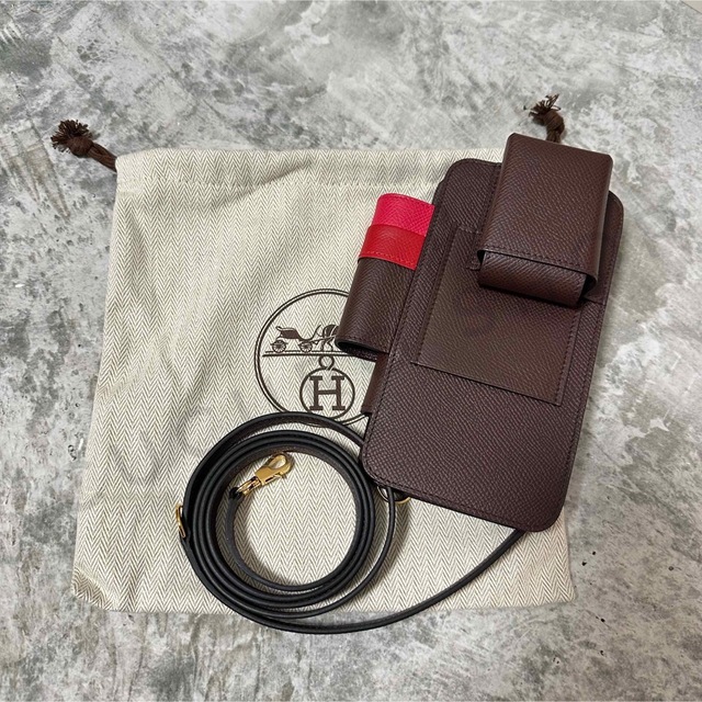 激レア★ HERMES エルメスウェイ iPhoneケース スマホ ショルダー♪