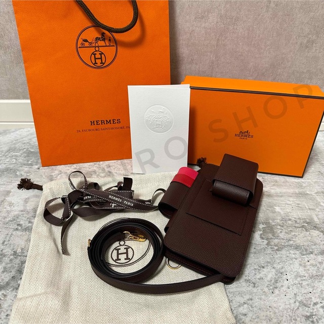 激レア★ HERMES エルメスウェイ iPhoneケース スマホ ショルダー♪