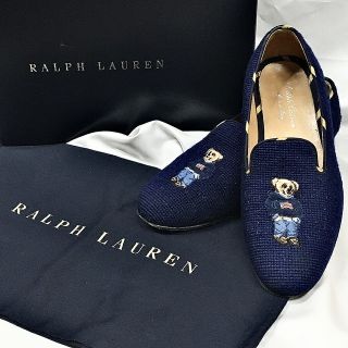 ラルフローレン(Ralph Lauren)のRalph Lauren BEAR COLLIS SLIPERS ラルフローレン ポロベア 【中古】【004】【岩】(スリッポン/モカシン)