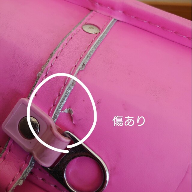 【着払い】ピンク ランドセル キッズ/ベビー/マタニティのこども用バッグ(ランドセル)の商品写真