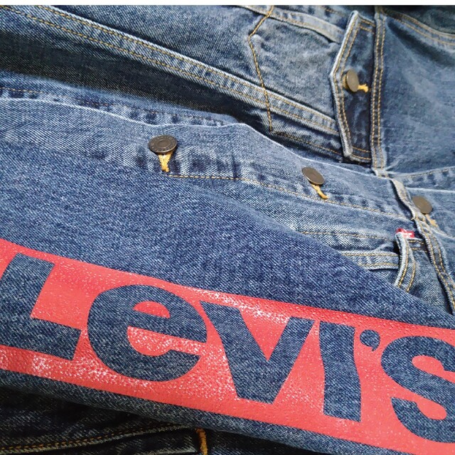 Levi's(リーバイス)の【LEVI'S】BOX TAB デニムジャケット WASHED DENIM メンズのジャケット/アウター(Gジャン/デニムジャケット)の商品写真