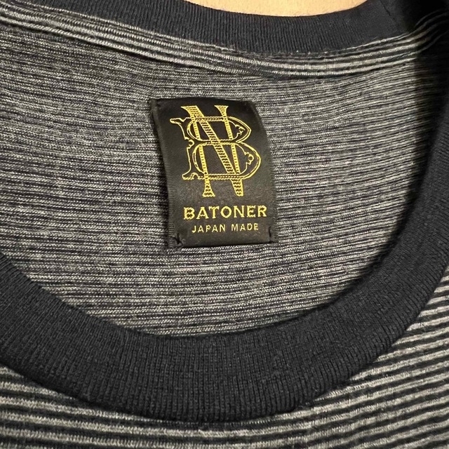 BATONER(バトナー)の【BATONER バトナー】ウールTシャツ メンズのトップス(Tシャツ/カットソー(半袖/袖なし))の商品写真