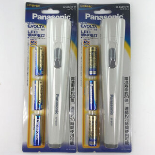 パナソニック(Panasonic)の【Panasonic】パナソニック LED懐中電灯 2点セット 乾電池EVOLTA付き 白 ユニセックス その他雑貨(その他)