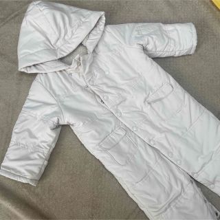 COMME CA ISM - G コムサ 赤ちゃん 防寒カバーオール ベージュ 70〜80
