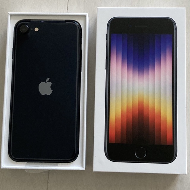 正規品】 iPhone - iPhone se3 64GB ブラック MMYC3J/A スマートフォン