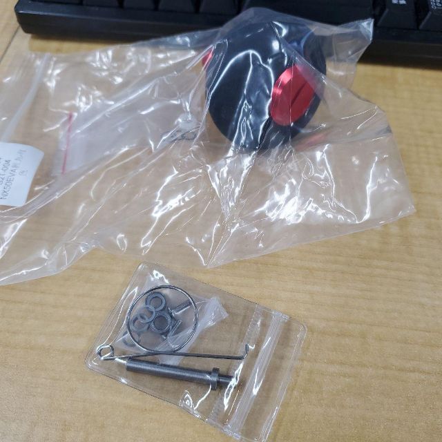 YU260(赤大)EVA製ノブ 丸型 パワー リール ハンドルノブの通販 by 白熊屋|ラクマ