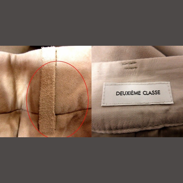 DEUXIEME CLASSE(ドゥーズィエムクラス)のドゥーズィエムクラス スカート タイト ひざ丈 38 ベージュ /RT ●RY レディースのスカート(ひざ丈スカート)の商品写真