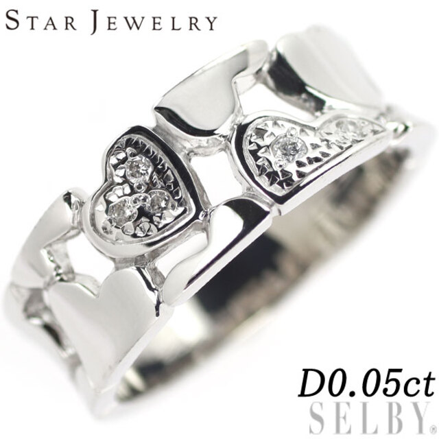 最高の品質の STAR JEWELRY - スタージュエリー K18WG ダイヤモンド 