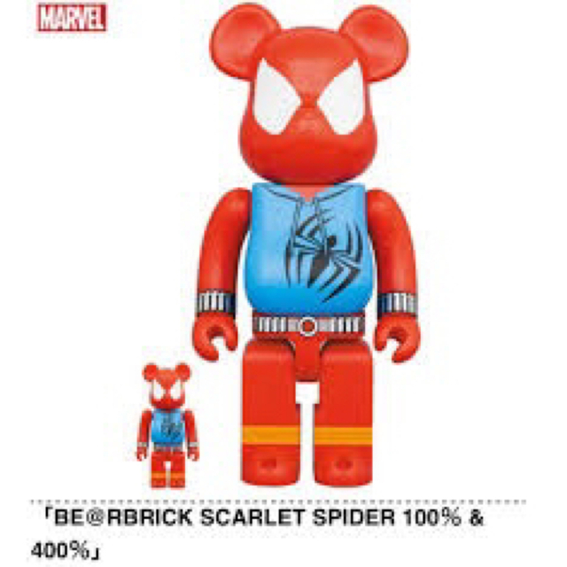 BE@RBRICK SCARLET SPIDER 100％ & 400％