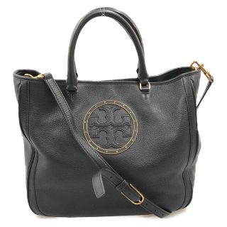 トリーバーチ(Tory Burch)の〇〇TORY BURCH トリーバーチ ロゴ ハンドバッグ 2way バッグ ブラック x ゴールド(その他)