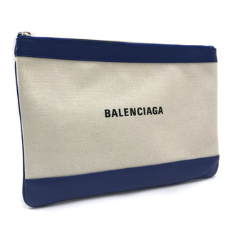 BALENCIAGA メンズ クラッチバッグ ブルー　新品