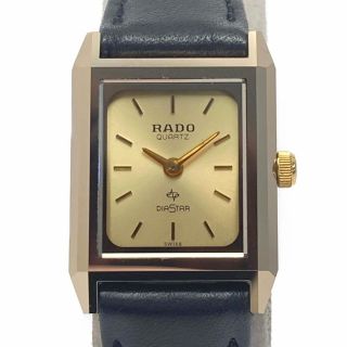 日本製・綿100% 58 RADO ラドー時計 レディース腕時計 希少 リューズ