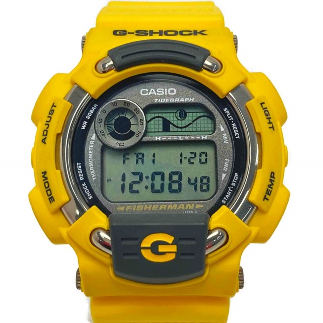 ☆☆CASIO カシオ G-SHOCK フィッシャーマン メン・イン・イエロー DW-8600YJ-9T クォーツ メンズ 腕時計 FISHERMAN