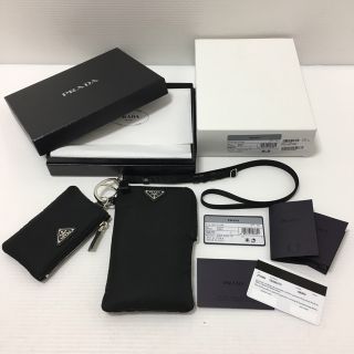 プラダ(PRADA)のPRADA ポーチ バッグ スマホケース 2TT091 TESSUTO NERO(その他)