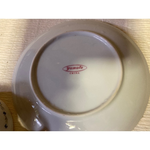 yamato china♪ティーカップ＆ソーサー6客♪昭和レトロ♪未使用品