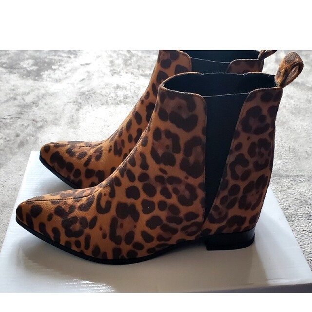 GYDA(ジェイダ)のGYDA レオパード豹柄ｼｰｸﾚｯﾄブーツ レディースの靴/シューズ(ブーツ)の商品写真