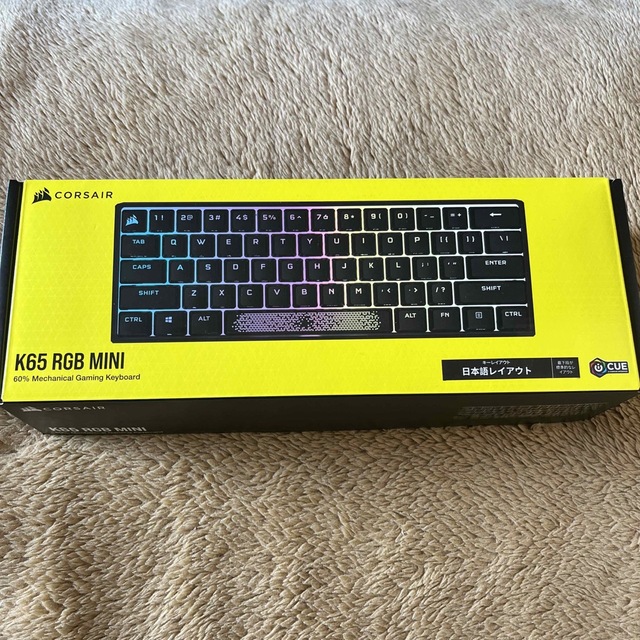 【即購入ok】ゲーミングキーボード　CORSAIR K65 RGB MINI