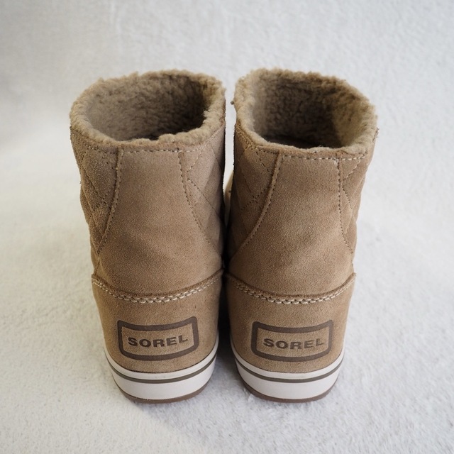 SOREL(ソレル)のSOREL ソレル グレイシー ショートブーツ WP ベージュ 24cm レディースの靴/シューズ(ブーツ)の商品写真