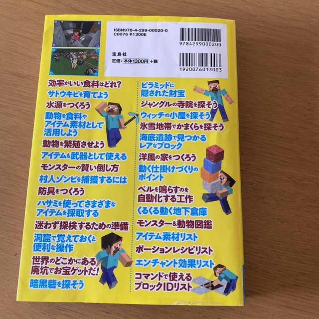 ＮｉｎｔｅｎｄｏＳｗｉｔｃｈで遊ぶ！マインクラフト攻略バイブル２０２０最新版 エンタメ/ホビーの本(アート/エンタメ)の商品写真