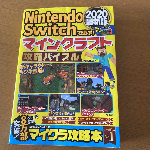 ＮｉｎｔｅｎｄｏＳｗｉｔｃｈで遊ぶ！マインクラフト攻略バイブル２０２０最新版 エンタメ/ホビーの本(アート/エンタメ)の商品写真