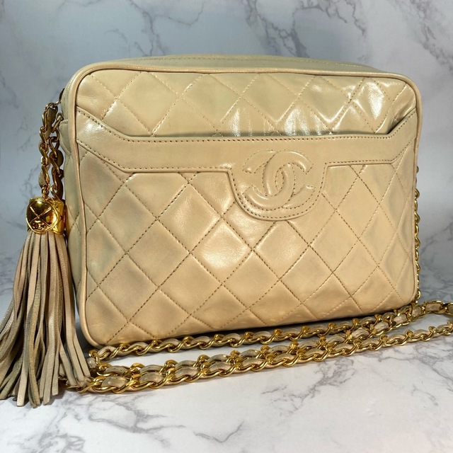 高評価！ CHANEL シャネル ココマーク マトラッセ ショルダーバッグ