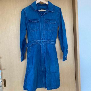 アーペーセー(A.P.C)のA.P.C アーペーセー　ワンピース　膝丈ワンピース(ひざ丈ワンピース)