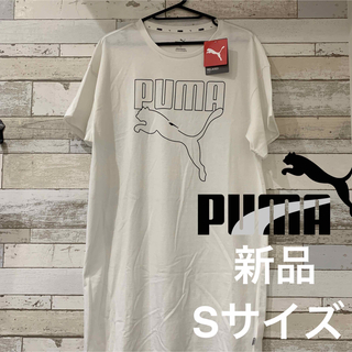 プーマ(PUMA)の[プーマ] チュニック REBEL Tシャツ ドレス レディース　白　S(ミニワンピース)