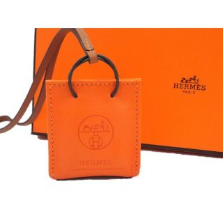 エルメス(Hermes)のHERMES エルメス サックオランジュ バッグチャーム(キーホルダー)