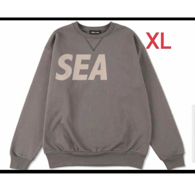 スウェット22AW WIND AND SEA Crew neck Charcoal xl