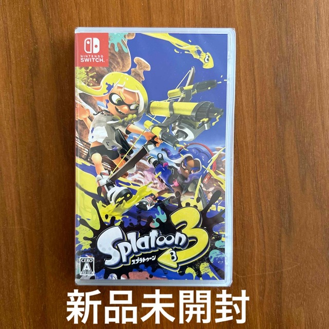 新品！スプラトゥーン3 Switch エンタメ/ホビーのゲームソフト/ゲーム機本体(家庭用ゲームソフト)の商品写真