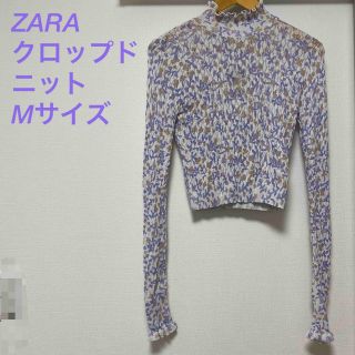 ザラ(ZARA)のZARA クロップドニット　Mサイズ(ニット/セーター)