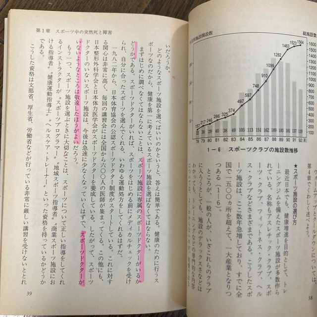 講談社(コウダンシャ)の【送料無料】スポーツ障害を防ぐ 健康のためのスポーツ安全学　線引きあり エンタメ/ホビーの本(趣味/スポーツ/実用)の商品写真