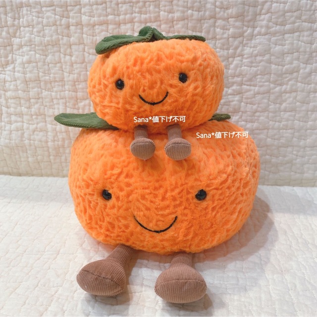 新品　ジェリーキャット　オレンジ　セット販売　ぬいぐるみ　みかん orange