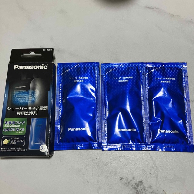 Panasonic(パナソニック)のパナソニック　シェーバー洗浄液×3個 スマホ/家電/カメラの美容/健康(メンズシェーバー)の商品写真