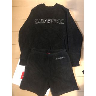 supreme 17ss terry crew neck /short