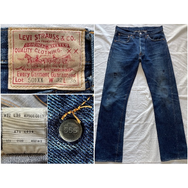 00's USA製 バレンシア復刻 LEVI'S 501XX w32 47501