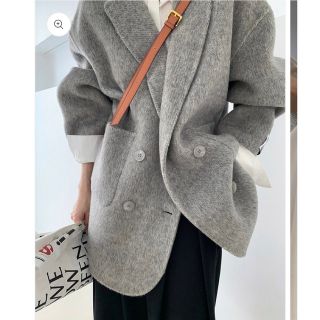 完売品●即購入◎ZARA●ダブルブレストウールブレンドコート