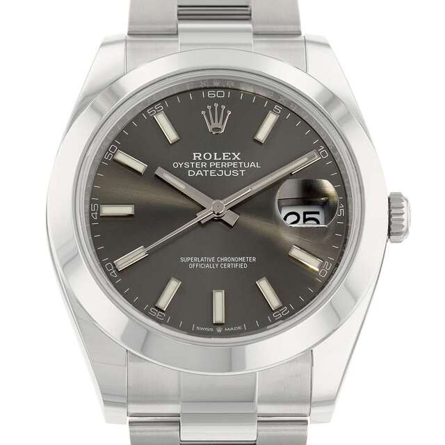 ROLEX - ロレックス デイトジャスト41 ランダムシリアル ルーレット 126300 ROLEX 腕時計