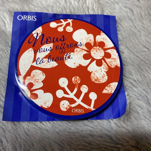 ORBIS(オルビス)のオルビス　缶ミラー　ローズミラー レディースのファッション小物(ミラー)の商品写真